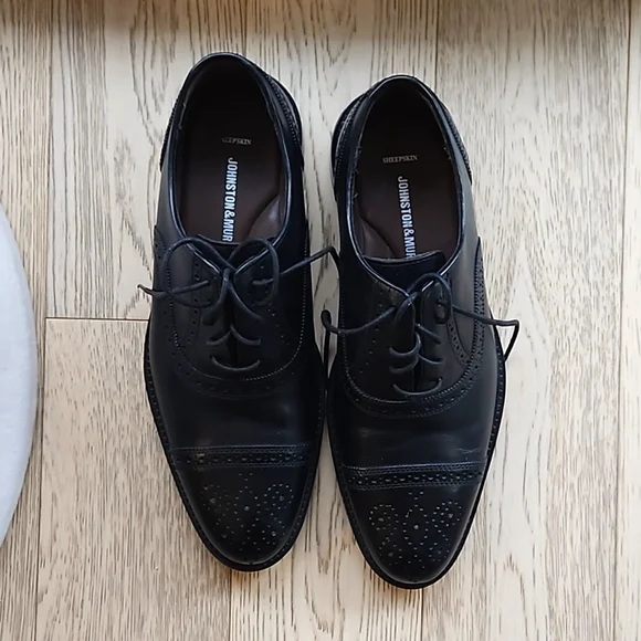 Johnston Murphy Shoes Pair Of Johnston Murphy Mens Dress Shoes Black Like New Poshmark